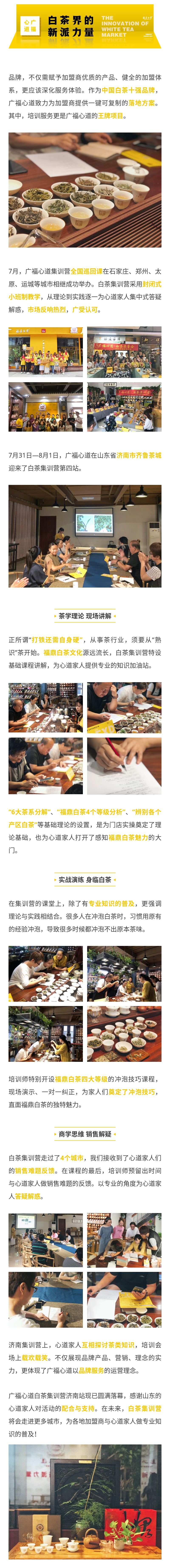 直击！白茶集训营全国巡回课第4站——济南|心动态(图1)